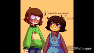 #Undertale #шип #Chara&Frisk #Чариск
