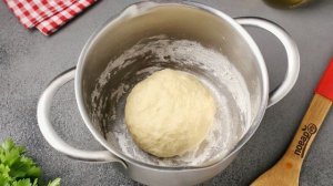 Бездрожжевое тесто с яйцами для лепёшек