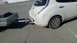 Использование прицепа на Nissan Leaf