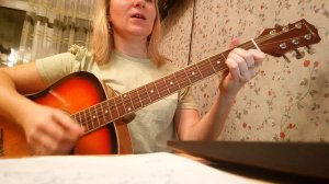 Белым снегом,на гитаре