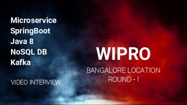 SELECTED | WIPRO | Java microservice spring boot real time interview | Teams interview | Round-I