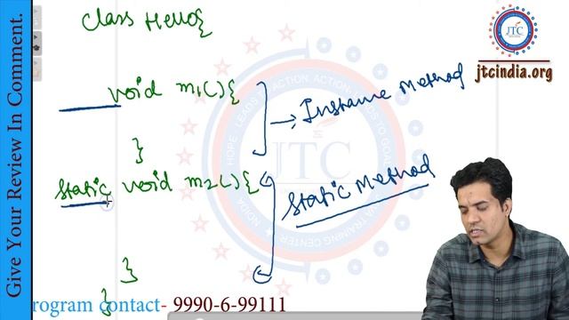 Methods in Java | Instance and Static Method in Java |  Oops Concept In Java | Part 1/10