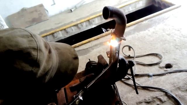 Сварка трубы глушителя ацетиленом. Stels Dinli 700D смотреть онлайн
