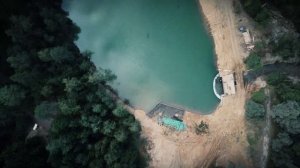 Новая плотина на реке Кунья. Пересвет, 03.09.2022