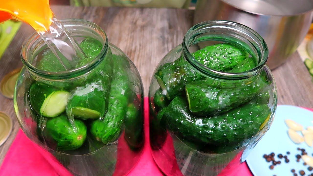 Самые вкусные огурцы на зиму. Все просят рецепт. Хрустящие маринованные огурцы