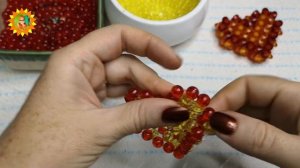 Самое простое сердечко из бусин - мастер-класс