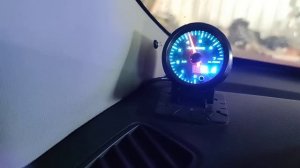 Разница давления масла в двигателе G4KD на холодную в зависимости от его вязкости Mobil 5W30 VS 5W4