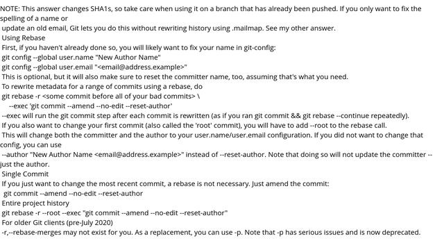 How do I change the author and committer name/email for multiple commits? смотреть онлайн