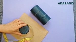 Из кусочков ткани сделала интересную шкатулку  Поделки своими руками  DIY