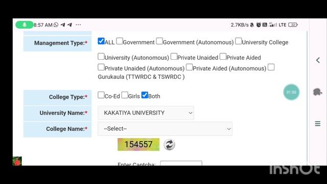 TS DOST 2023 Web Options Process Step by Step | TS DOST Web Options Process Step by Step 2023