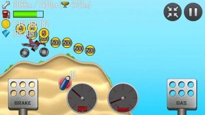 Hill Climb Racing - BEACH 5173m Quad Bike | Walkthrough