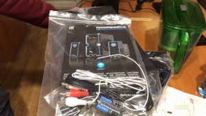 Акустика 2.1 Dialog AP-222B распаковка