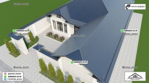 ДОМ НА УЧАСТКЕ 5 СОТОК . ОДНОЭТАЖНЫЙ ДОМ В ГОРОДЕ ХАСАВЮРТ #проектыдомов #проект #красивыепроекты