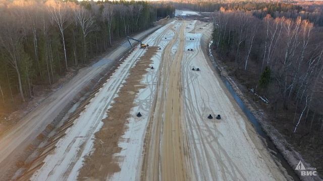 Скоростная автодорога Виноградово – Болтино –Тарасовка. Хроника строительства. Ноябрь 2021