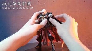 【Wearing tutorial】 Battle sister is coming! DIY Mcfarlane Warhammer 40000 Battle sister cape set!