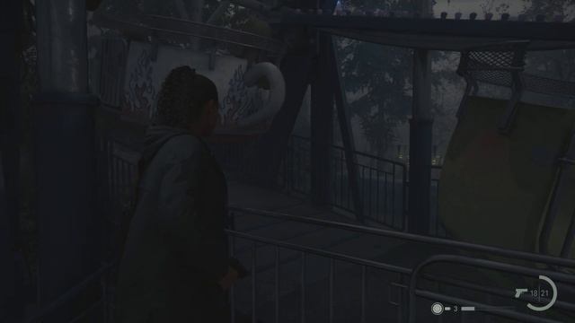 Как открыть тайник, схрон культа в парке в Alan Wake 2, чашки в полоску смотреть онлайн