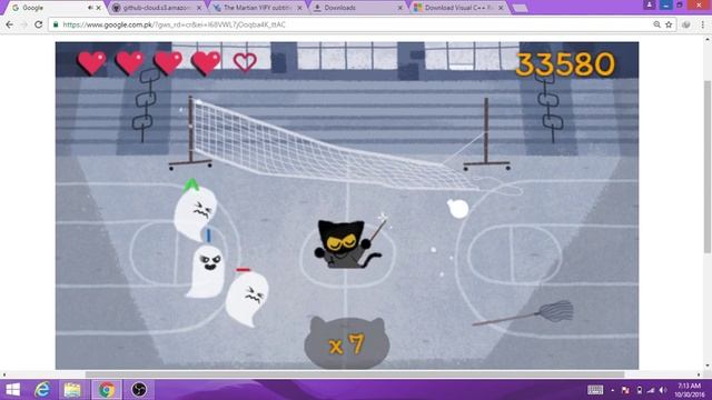 Google new halloween Game gone viral!!! смотреть онлайн