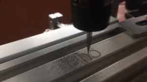 Гравировка фрезой по алюминию. Фрезером