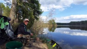 Ловля леща на водохранилище.  Фидерная рыбалка весной