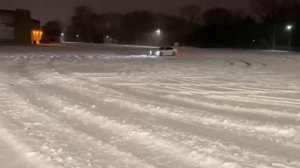 Infiniti Q50 Drifting in the snow