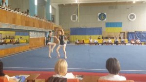 Спортивная акробатика. Чемпионат Украины 2014. Винница. Женская пара