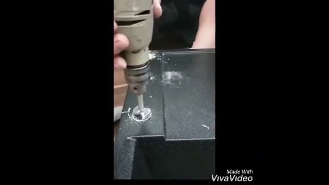 Установка каменной мойки Граником