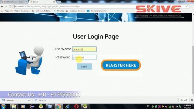 File Transfer Using Cryptographic Technique | JAVA | DATA MINING #javaprojectideas #bestjavaproject