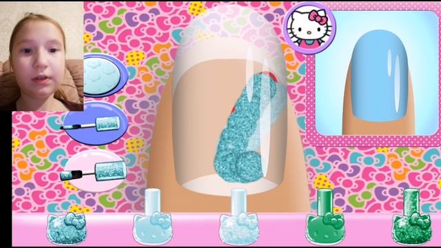 Игра,,Маникюр для девочек" смотреть онлайн