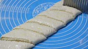 Вкусно-не значит дорого! Гата из готового  слоённого теста! Чудесная выпечка из доступных продуктов