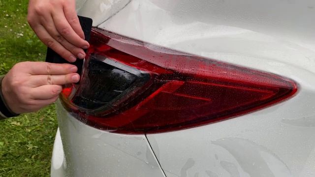 Защита фонарей пленкой Как заклеить самому у дома Гибридная пленка на ...