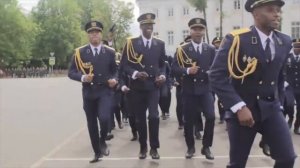 Возможно самый грозный боевой марш,Танцы африканских курсантов ,Ангола