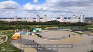 Минск с высоты. Каменная горка