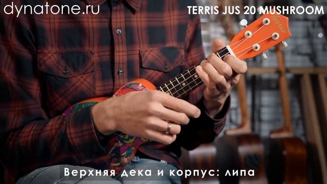 Как звучит укулеле из липы? Пример звучания укулеле TERRIS MUSHROOM