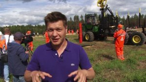 Чемпионат Лесоруб XXI века. Первый день соревнований