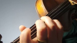 почему нет звука на скрипке/игра в позициях упражнения