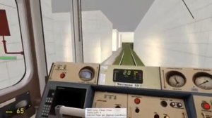 Garry's Mod Metrostroi Поездка по карте (gm_metro_Gatchina_line_4) на поезде "81 540.1 Боинг"