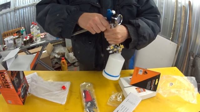 Краскопульт РУССКИЙ МАСТЕР H1001 Premium Обзор ,настройка