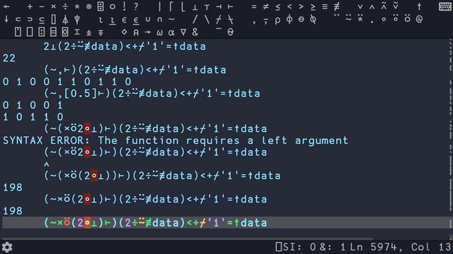 Advent of Code 2021 in APL #3A! (So Beautiful ♥) смотреть онлайн