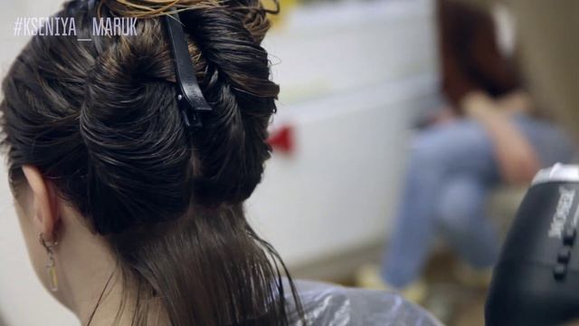 Кератиновое выпрямление. Сильно поврежденные волосы. смотреть онлайн