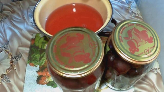 Маринованные сливы. Быстрый способ.Pickled plum. смотреть онлайн