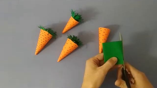 Paper carrot******Морковка из бумаги смотреть онлайн