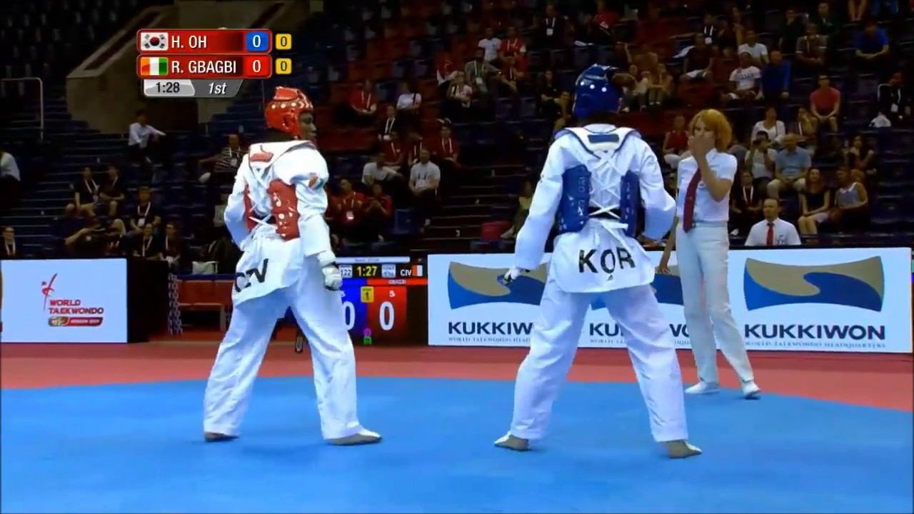 MOSCOW 2017 WORLD TAEKWONDO GRAND PRIX. SemiFinal W-67 OH-GBAGBI