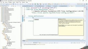 Java Spring Tile program