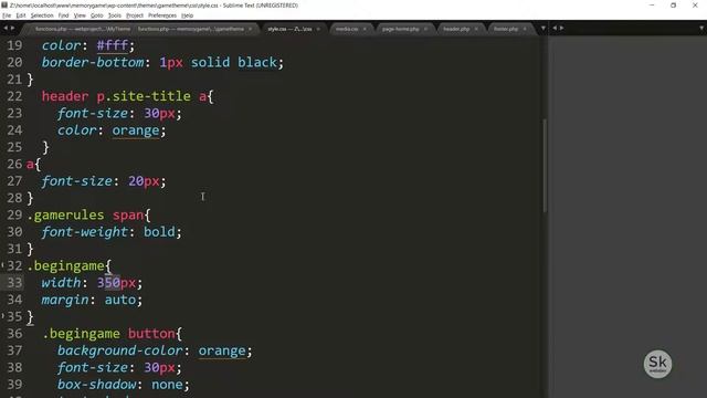 Верстка главной страницы для игры на CMS WordPress, используя framework Bootstrap - урок2 смотреть онлайн