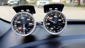 DEFI A1 style - датчики давления и температуры масла. Работа при запуске двигателя.