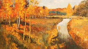 Золотая осень. И. И. Левитан. Осенние звуки природы