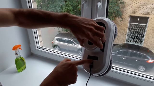 Hobot-188. Установка на стекло. смотреть онлайн