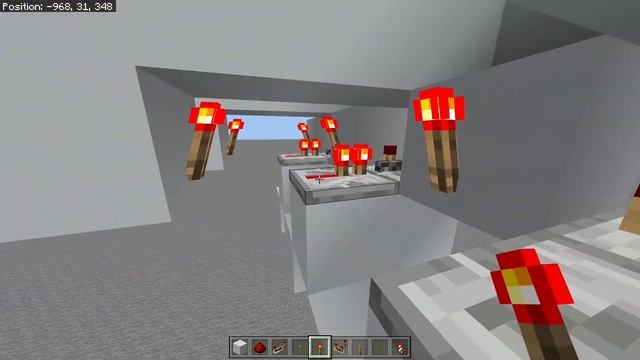 Pistonless Up and Down binary ripple counters - Minecraft Java/Bedrock смотреть онлайн