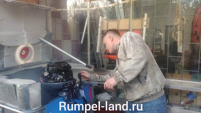 Лодочный мотор Шкипер (Skipper) 9.9 л.с. с электростартом смотреть онлайн