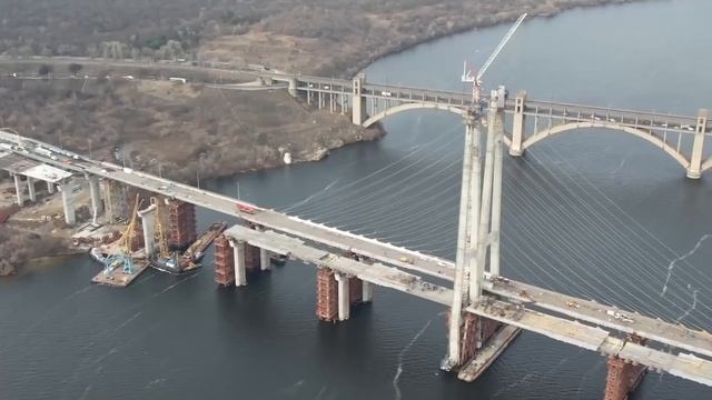 Запорожский мост наконец-то достроили. Запорожье в Светлом Будущем!
